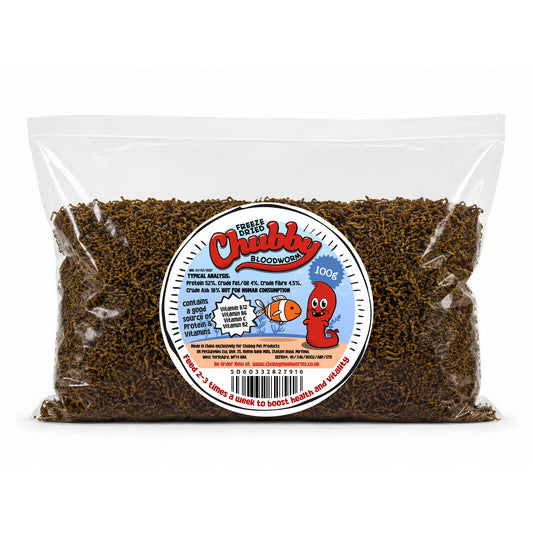 100g Freeze Dried Bloodworm