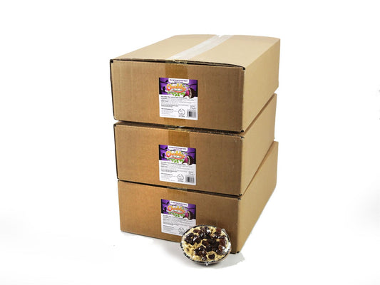 Box of 90 Chubby Half Filled Coconuts - Raisin Topped