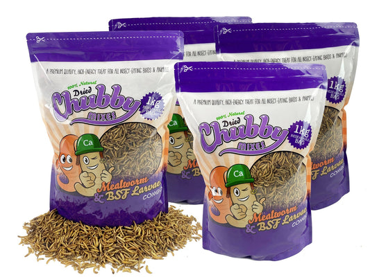 4Kg Dried Chubby Mixes (Mealworms & Black Soldier Fly Larvae)