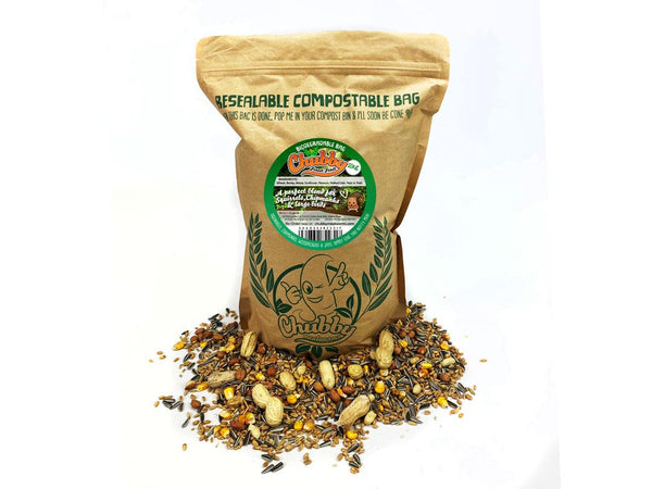 Chubby Forest Feast Squirrel Food - Seed & Nut Mix 2kg