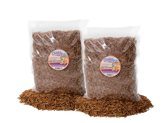 10Kg Chubby Dried Mixes / Mealworms & BSFL / Labelled up as 12.6kg