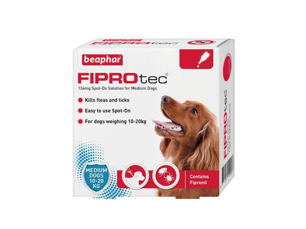FIPROtec Spot On Flea Treatment - Medium Dog - 134mg