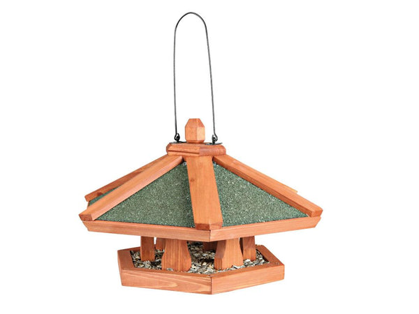 Trixie Natura Hanging Bird Seed & Mealworm Feeder