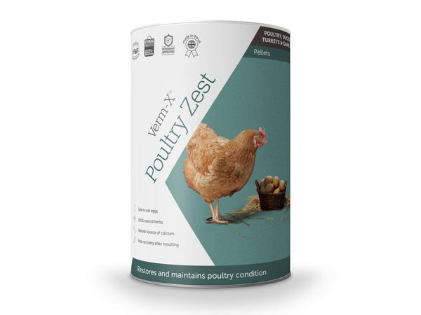 Verm-X Poultry Zest Pellets for Poultry, Ducks, Geese, Turkeys & Game Birds
