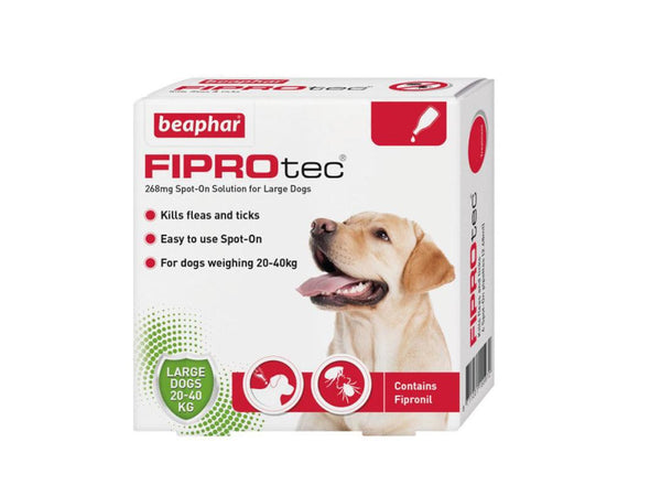 FIPROtec Spot On Flea Treatment - Large Dog - 268mg