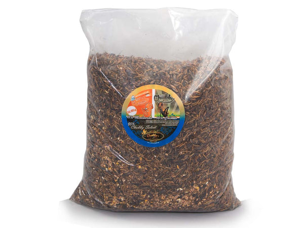 Chubby's Cricket Combo - 12.55Kg Wild Bird Seed, Mealworms & Cricket Mix